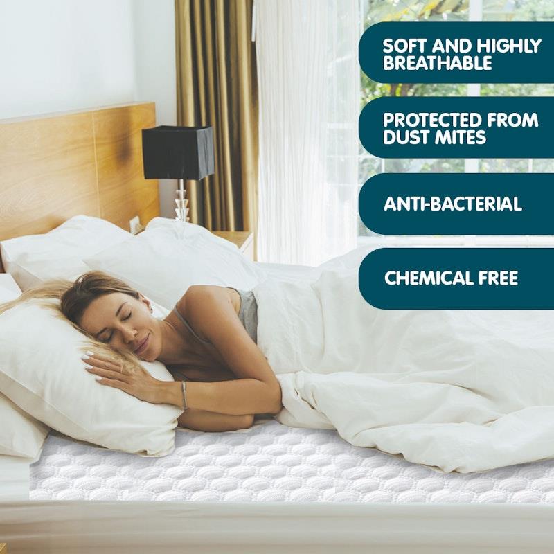 Load image into Gallery viewer, Laura Hill Coolmax Mattress Protector Queen
