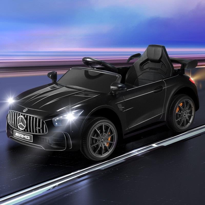 Load image into Gallery viewer, Mercedes-Benz Kids Ride On Car AMG GTR Licensed Remote Electric Toy 12V Black
