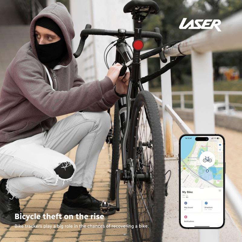 Load image into Gallery viewer, Laser Round Red Reflector Smart Tag 1 Piece
