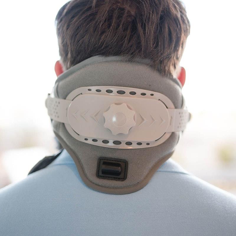 Load image into Gallery viewer, Caremax Thermal Cervical Collar Traction Brace - Adjustable with Heat Pad 1Unit
