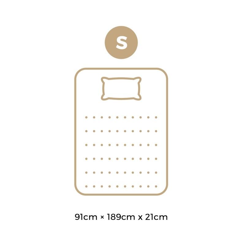 Load image into Gallery viewer, Bedra Bedding Mattress Breathable Luxury Bed Bonnell Spring Foam Medium 21cm Single
