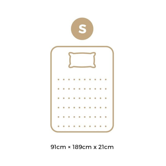 Bedra Bedding Mattress Breathable Luxury Bed Bonnell Spring Foam Medium 21cm Single