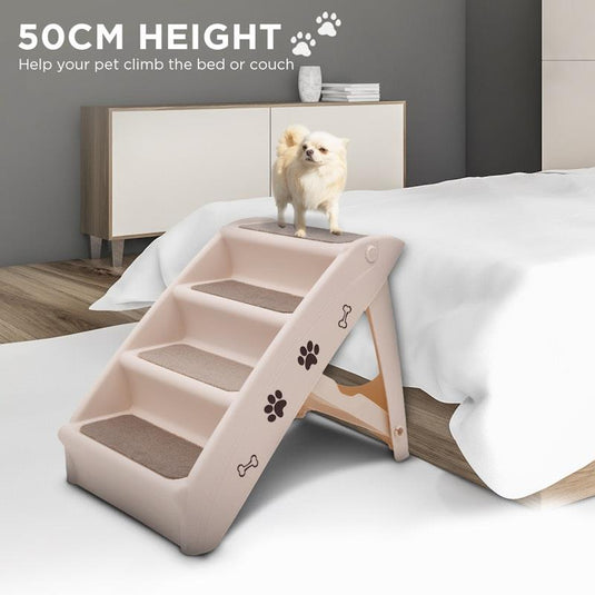 Furtastic 50cm Foldable Step Ladder Stairs 1Piece