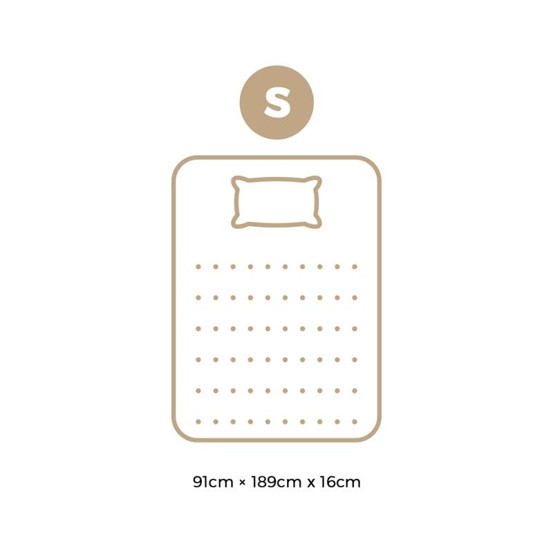 Load image into Gallery viewer, Bedra Bedding Single Mattress Bed Luxury Medium Firm Foam Boucle Bonnell Spring 16cm 1unit
