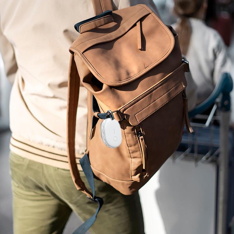 Load image into Gallery viewer, Laser Mini Travel Smart Tag White
