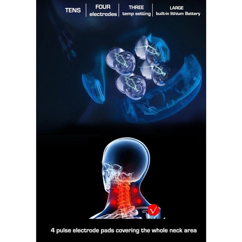 Load image into Gallery viewer, Caremax 3 in One Cervical Collar Air Bag Massage &amp; TENS &amp; Heat 1Unit
