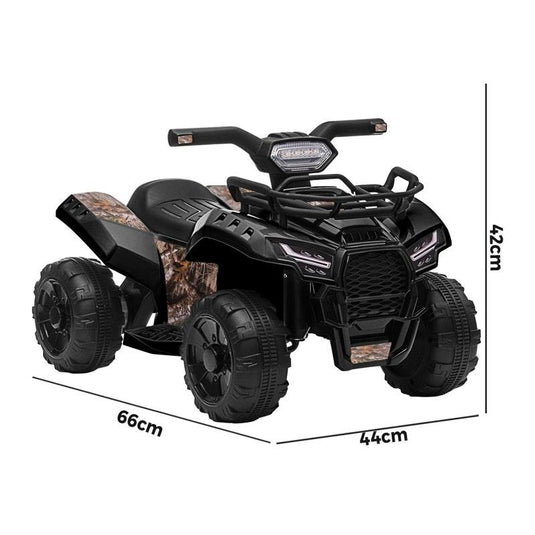 Mazam Ride On Car Electric ATV Bike Vehicle for Toddlers Kids Black