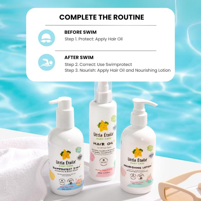 Load image into Gallery viewer, Little Etoile SwimProtect 2-in-1 Shampoo &amp; Body Wash (2+ Years) 2Pack
