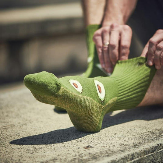 Glucology Copper based Socks | 2 Pairs Large/ Avocado