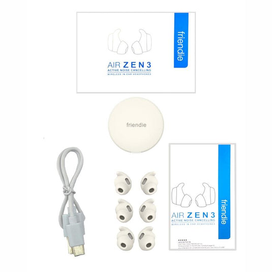 Friendie AIR ZEN 3.0 Silk ANC Sleep Earbuds In Ear Headphones 1Set