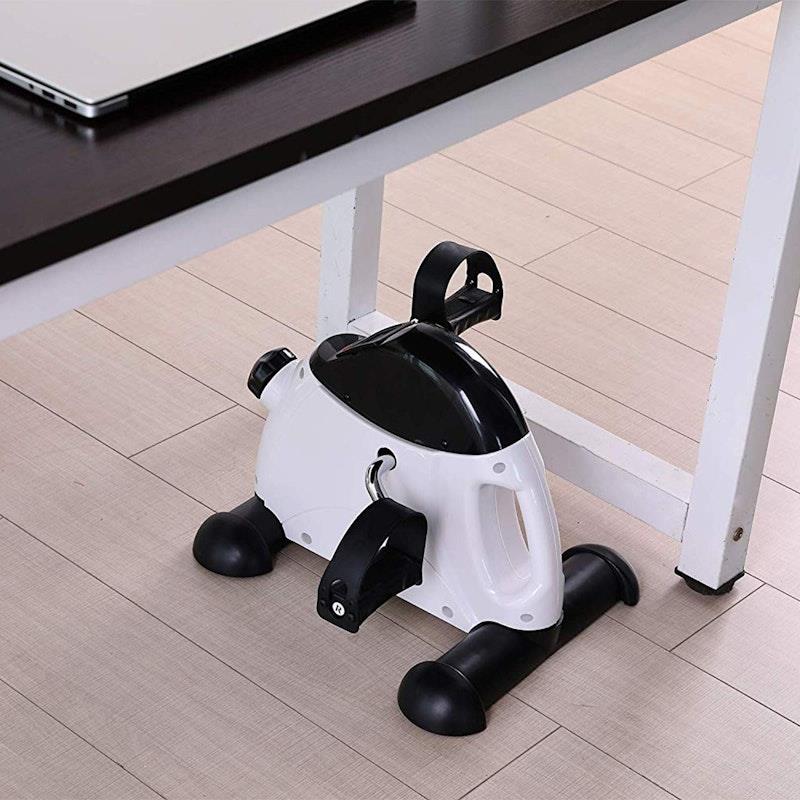 Load image into Gallery viewer, Powertrain Mini Exercise Bike Pedal Exerciser for Arms and Legs White
