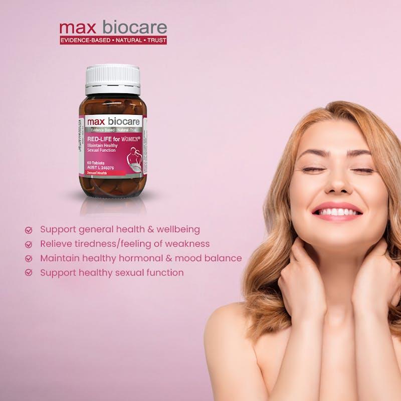 Load image into Gallery viewer, Max Biocare RED-LIFE for Women 60Tablets
