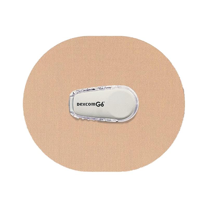 Load image into Gallery viewer, Glucology 25 Pack CGM Patches + 12 Tubes of Glucochews 25 Pack CGM Patches for Dexcom G6 (Beige) + 12 Tubes of Glucochews (Raspberry)
