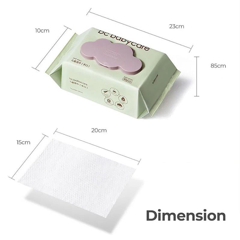 Load image into Gallery viewer, Bc Babycare Cloud Baby Wipes 80 sheets 12 Pack
