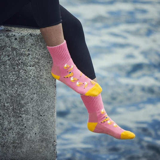 Glucology Copper based Socks 2 Pairs Medium/ Bananas