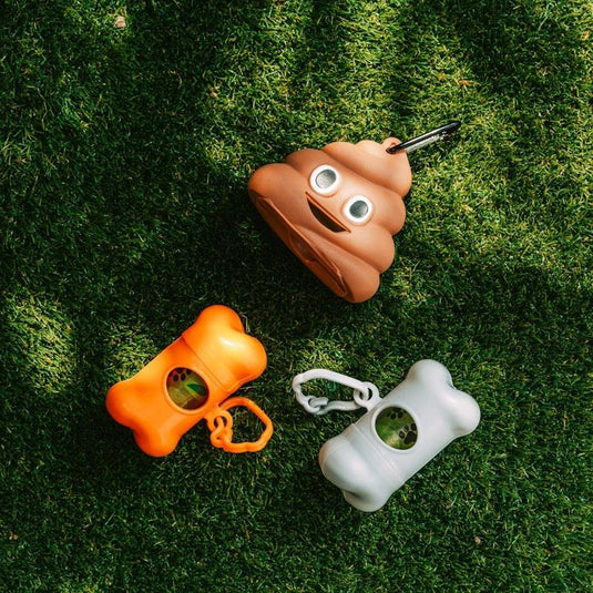 Living Today Pet Dog Poop Dispenser and 135 Biodegradable Unscented Waste Bags Bundle