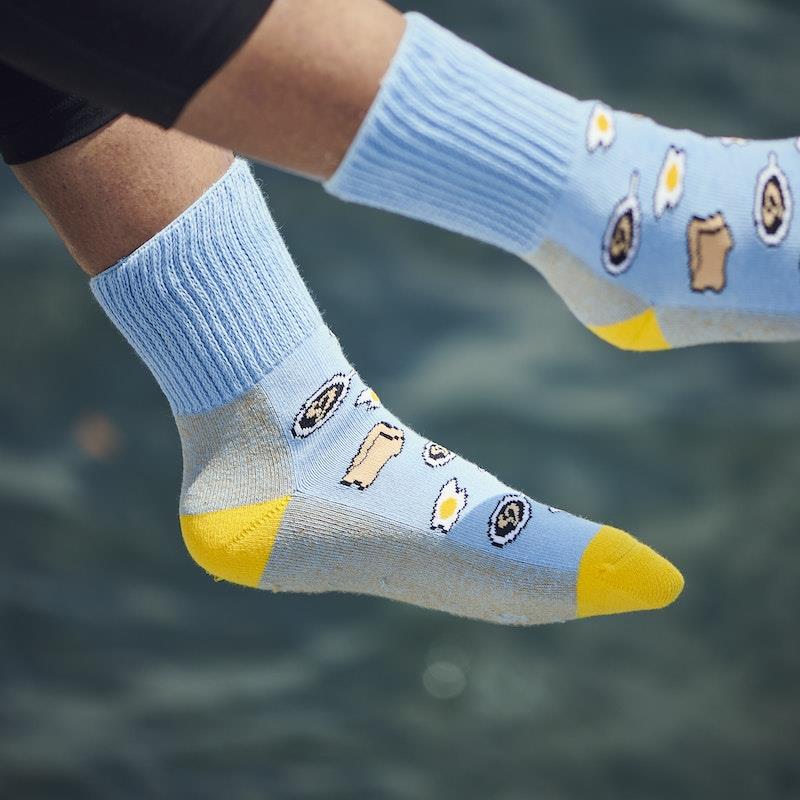 Load image into Gallery viewer, Glucology Copper based Socks 2 Pairs Large/ Eggs
