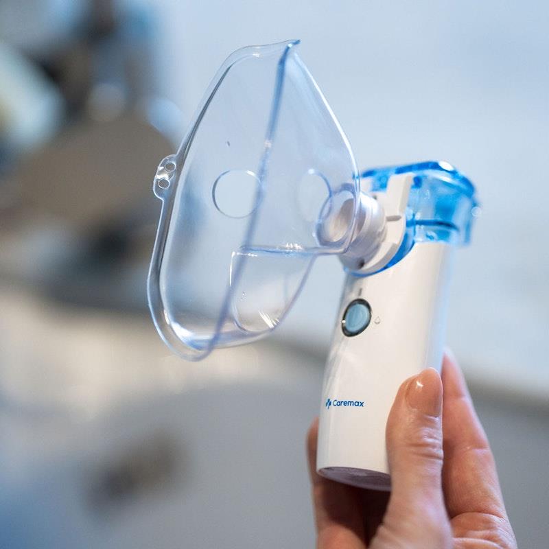Load image into Gallery viewer, Caremax Portable Ultrasonic Mesh Nebuliser Inhaler 1Unit
