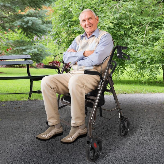 Orthonica Aluminum Rollator Walker Grey