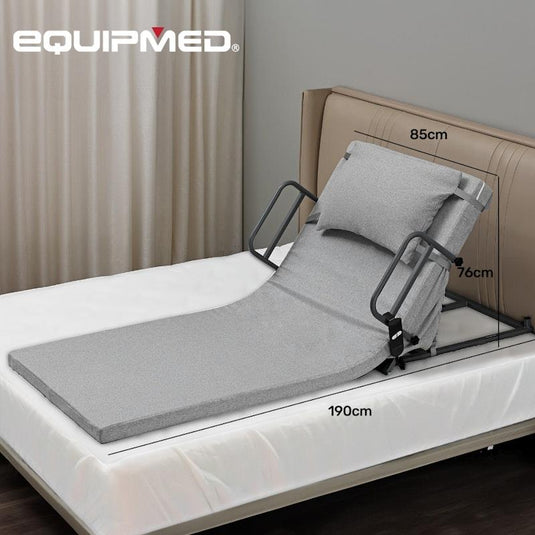 Equipmed Electric Adjustable Bed Backrest Full Length Grey