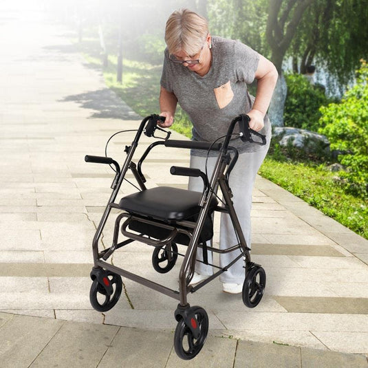 Orthonica Aluminum Rollator Walker Grey
