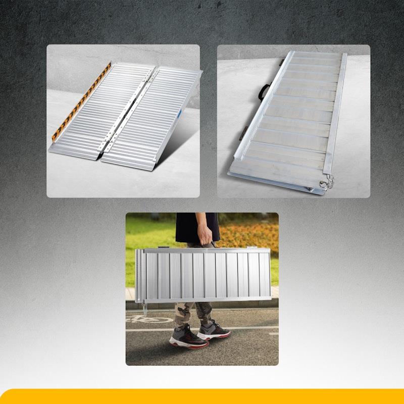 Load image into Gallery viewer, Kartrite Aluminium Foldable Wheelchair Ramp R01 3 Feet

