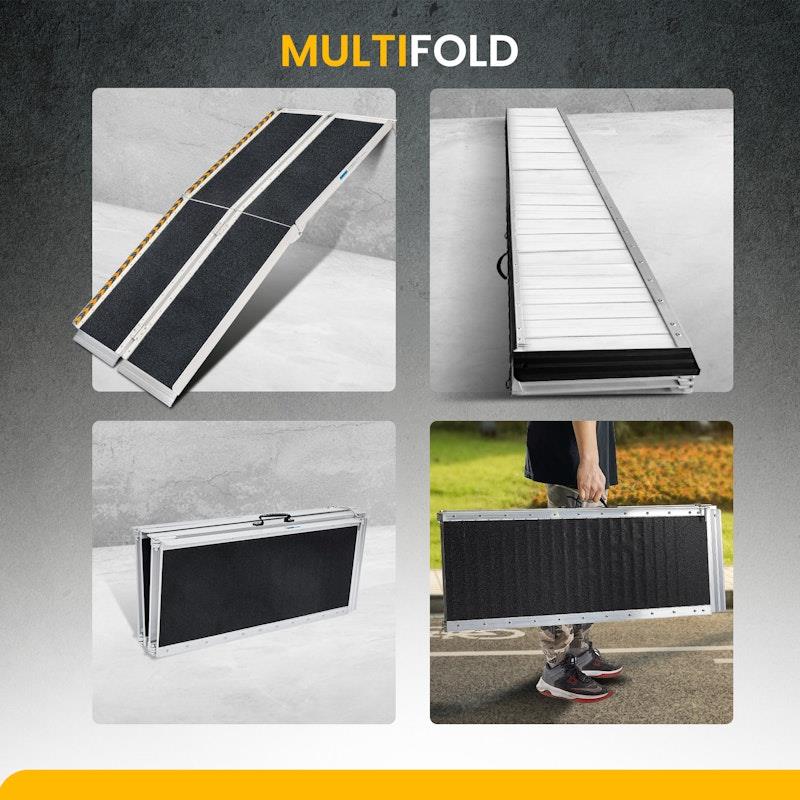 Load image into Gallery viewer, Kartrite Aluminium Portable Wheelchair Ramp High-Grip R03 5 Feet
