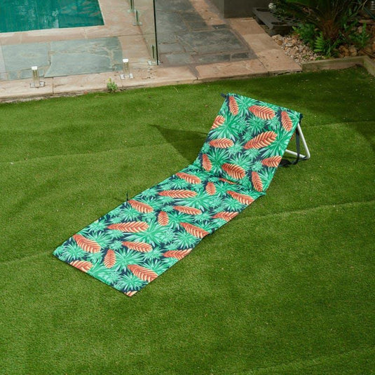 Lazy Dayz Fold Up Beach Lounger - Mossman 1pc