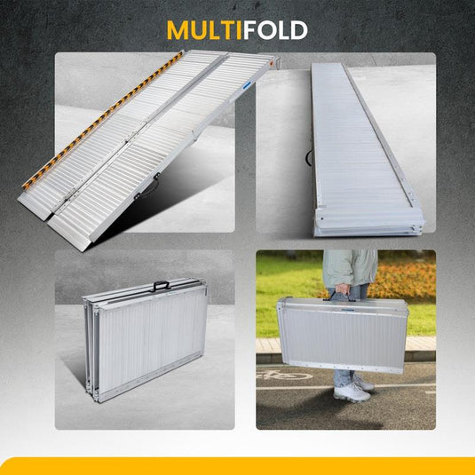 Kartrite Aluminium Portable Wheelchair Ramp R02 6 Feet