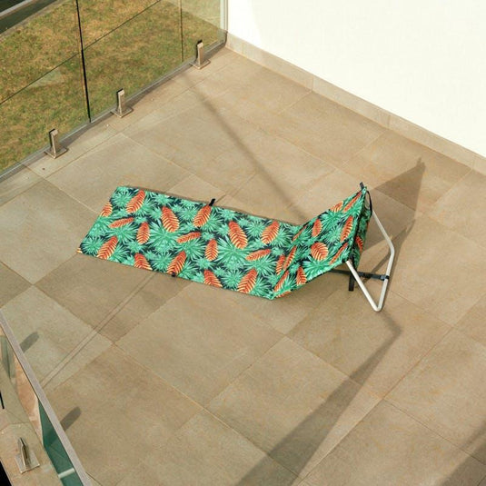 Lazy Dayz Fold Up Beach Lounger - Mossman 1pc