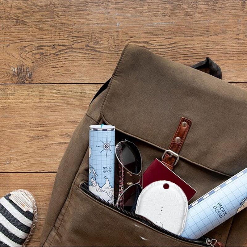 Load image into Gallery viewer, Laser Mini Travel Smart Tag White
