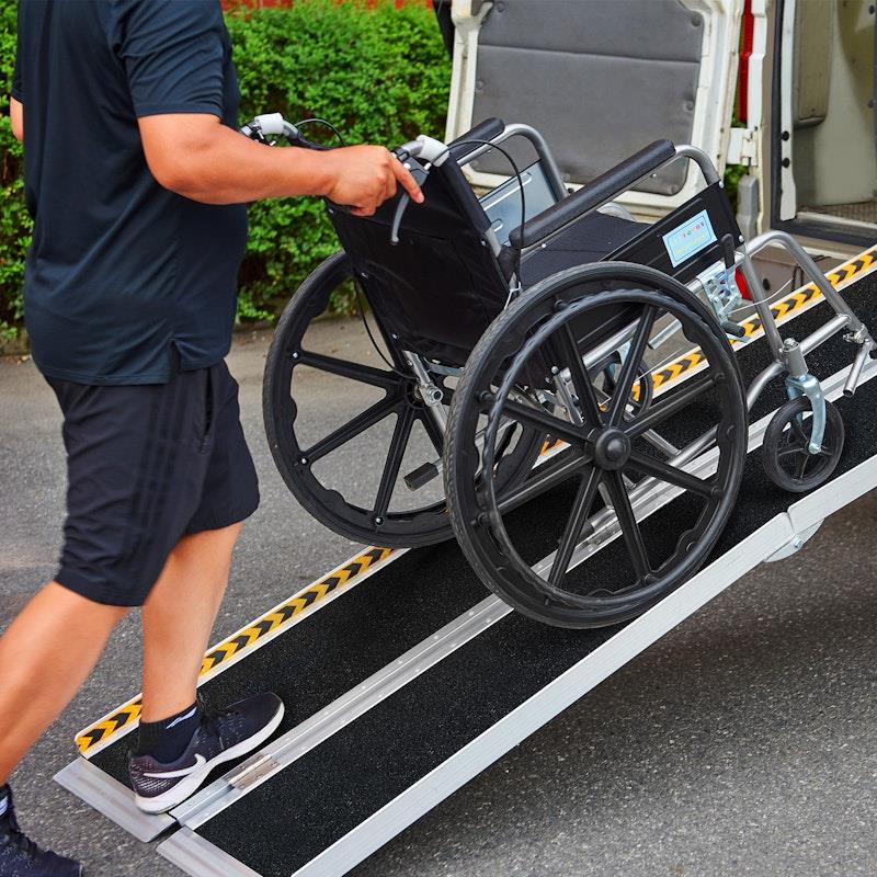 Load image into Gallery viewer, Kartrite Aluminium Portable Wheelchair Ramp High-Grip R03 5 Feet
