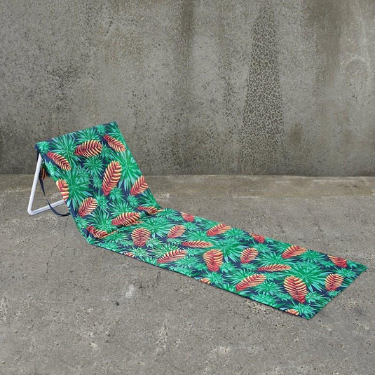 Lazy Dayz Fold Up Beach Lounger - Mossman 1pc