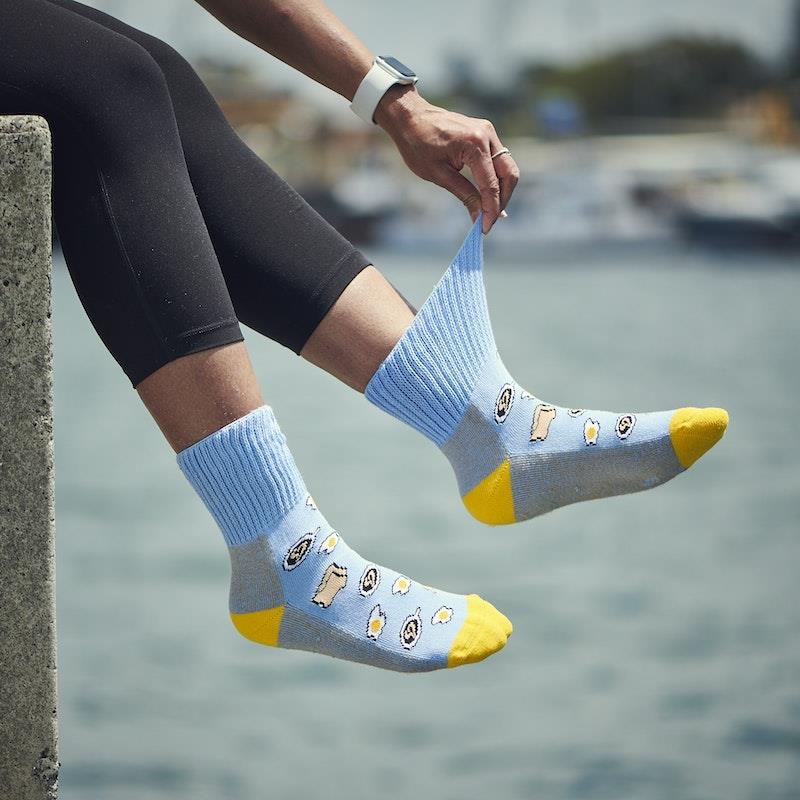Load image into Gallery viewer, Glucology Copper based Socks 2 Pairs Large/ Eggs
