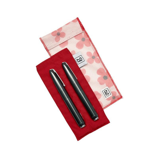 Glucology Insulin Cooling Bundle (Pen Pouch/ 1x 10 Glucochews - Raspberry/ Temperature Sensor) 2 Pen Pouch - Floral