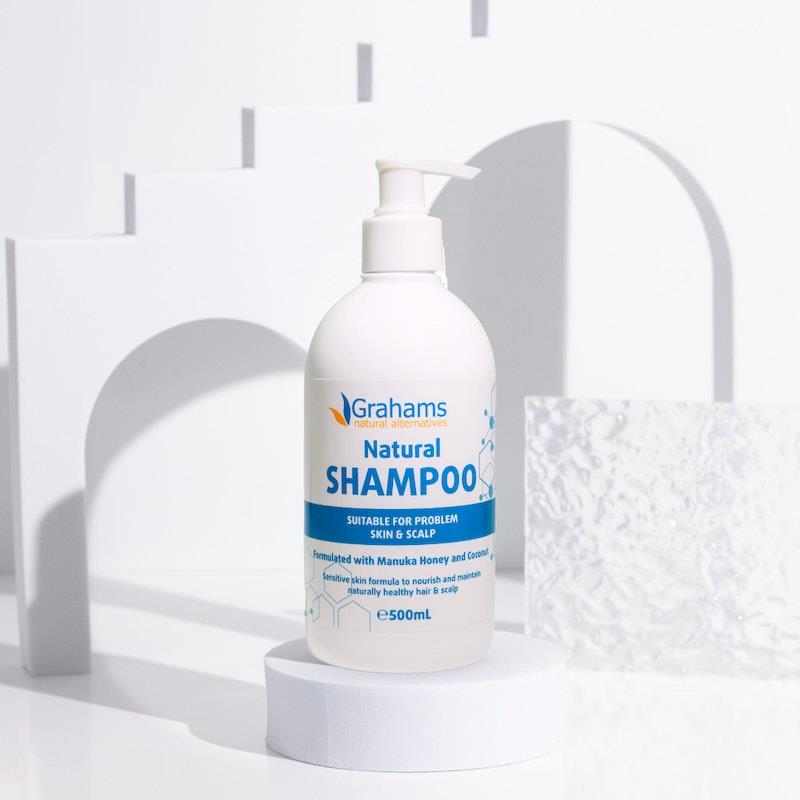Load image into Gallery viewer, Grahams Natural Shampoo 500ml 1Unit
