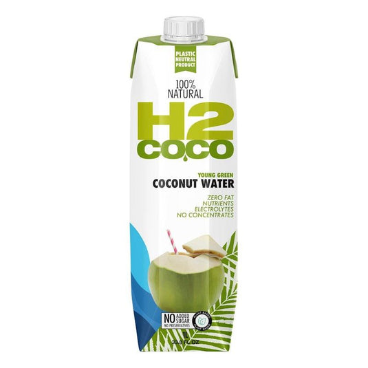 H2Coco 1L Pure Coconut Water 6Pack