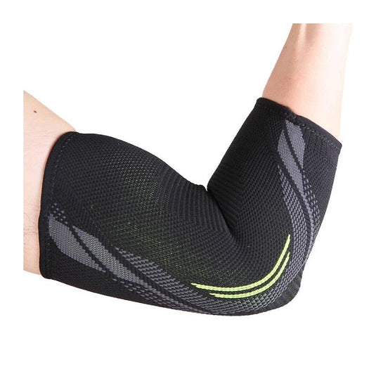 BodyAssist Contoured 4-Way Sports Elastic Elbow Support x 2 Bundle Medium