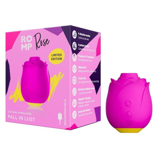 Romp Rose Vibrating Pleasure Air Toy 1Piece