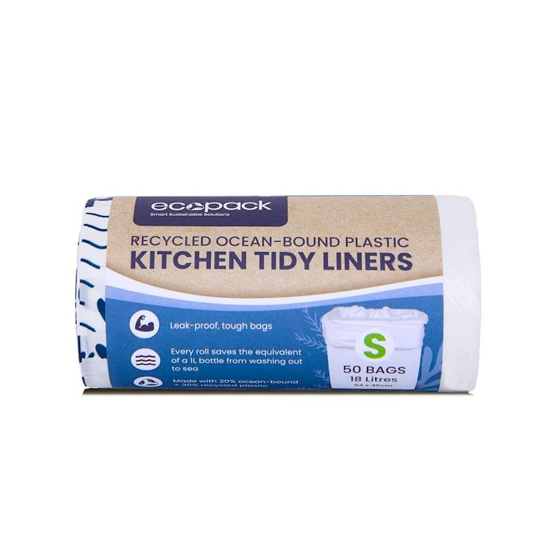 Load image into Gallery viewer, Ecopack 18L Recycled Plastic Bags Small Bundle 4 Rolls/200 Bags
