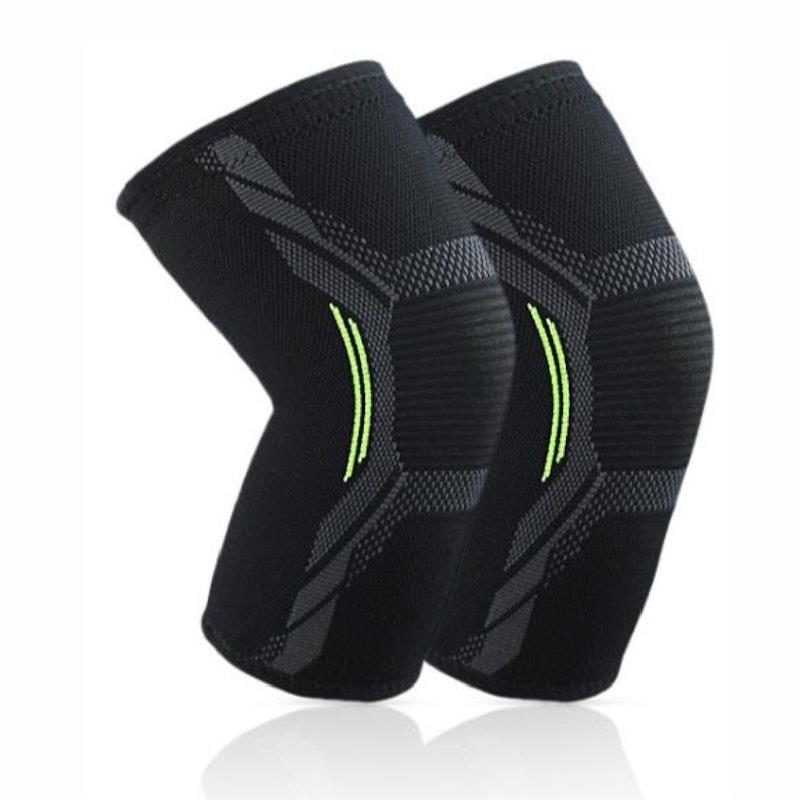 Load image into Gallery viewer, BodyAssist Contoured 4-Way Sports Elastic Knee Sleeve x 2 Bundle Large
