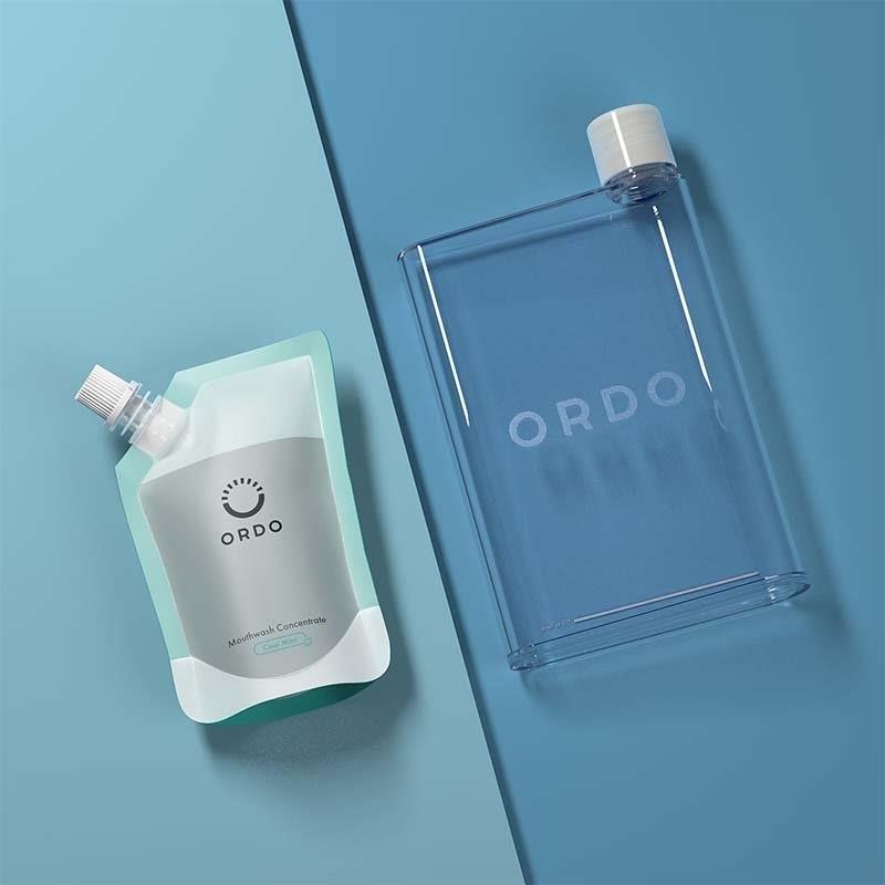 Load image into Gallery viewer, ORDO Reusable Mouthwash Bottle &amp; Concentrate Bundle
