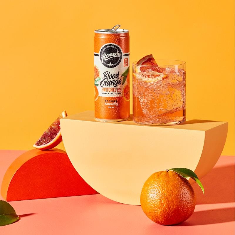 Load image into Gallery viewer, Remedy Switchel ACV Blood Orange 250ml Can x 24
