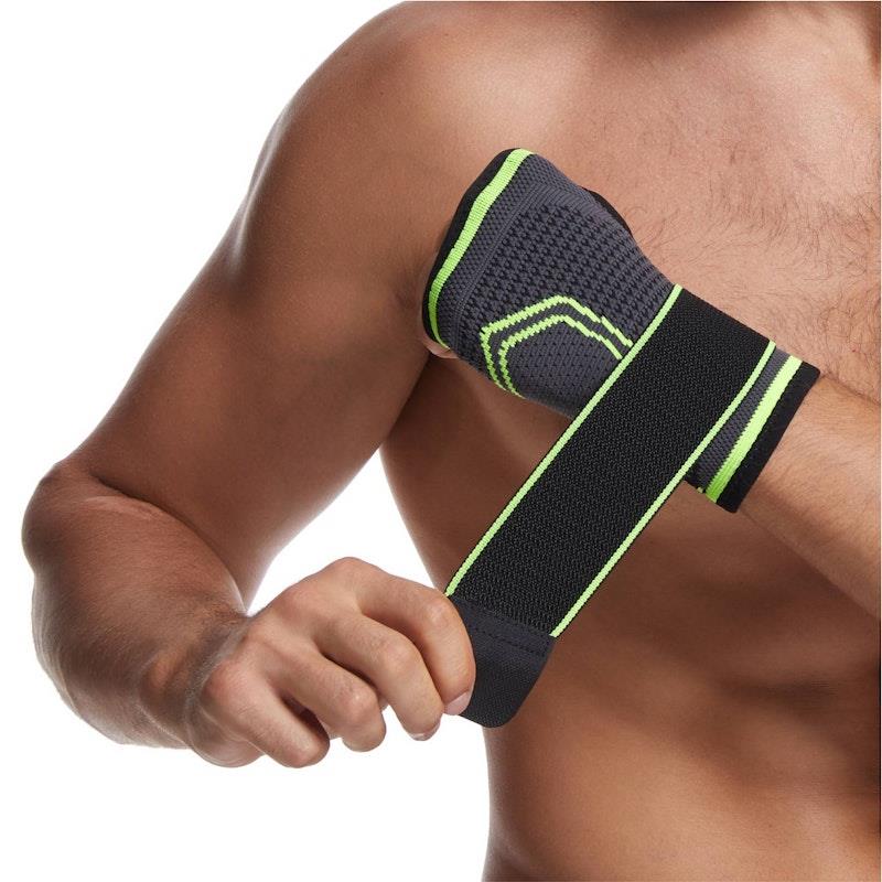 Load image into Gallery viewer, BodyAssist Contoured 4-Way Sports Elastic Wrist Support with Strap x 2 Bundle Large
