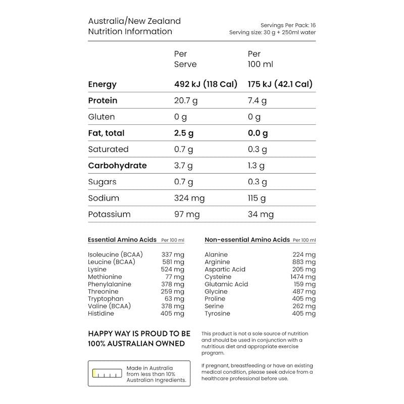 Load image into Gallery viewer, Happy Way Like A Vegan Vanilla Vegan Protein Powder 500g
