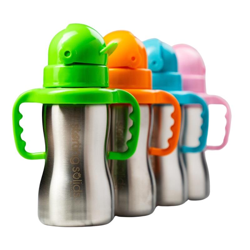 Load image into Gallery viewer, Starting Solids Australia Bubbie Tumbler Orange Sherbert
