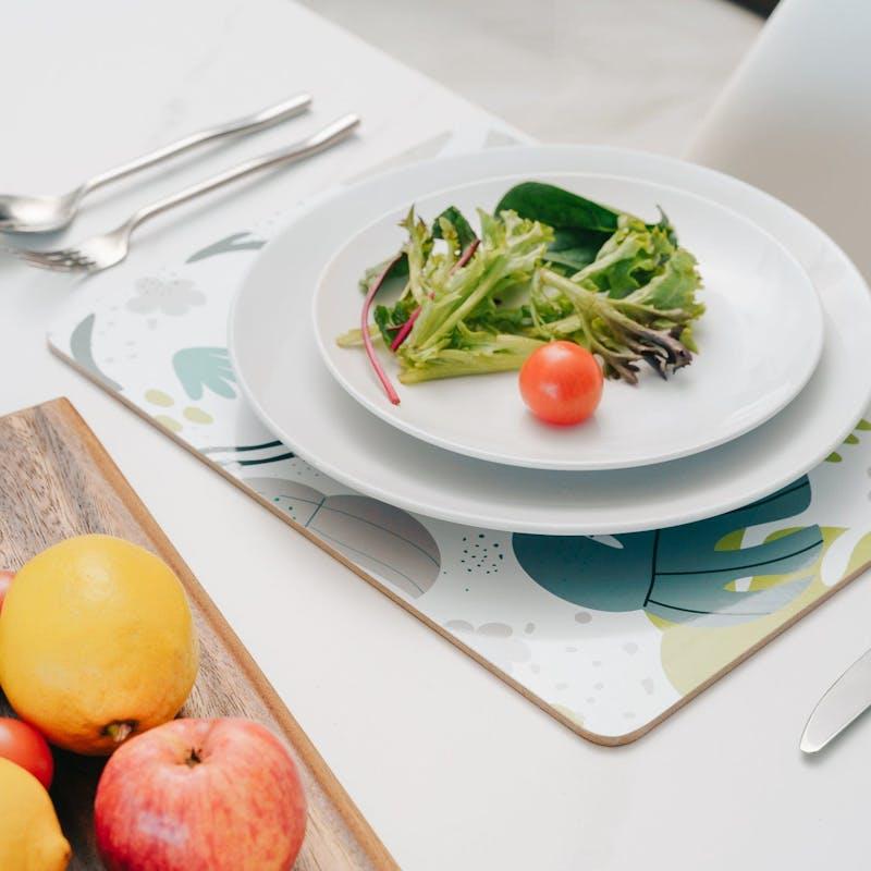 Load image into Gallery viewer, Clevinger MDF Placemats and Coasters Monstera 8 Pieces
