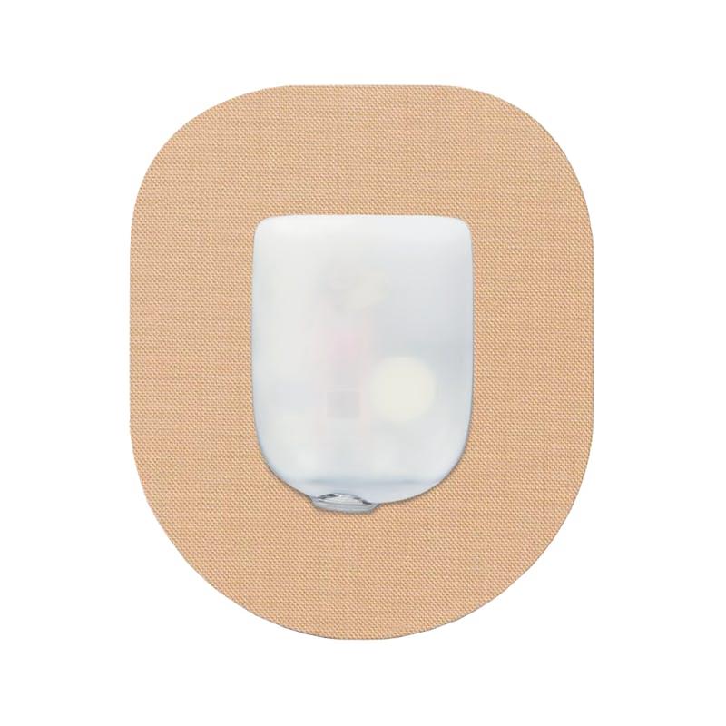 Load image into Gallery viewer, Glucology 25 Pack CGM Patches for Omnipod Beige

