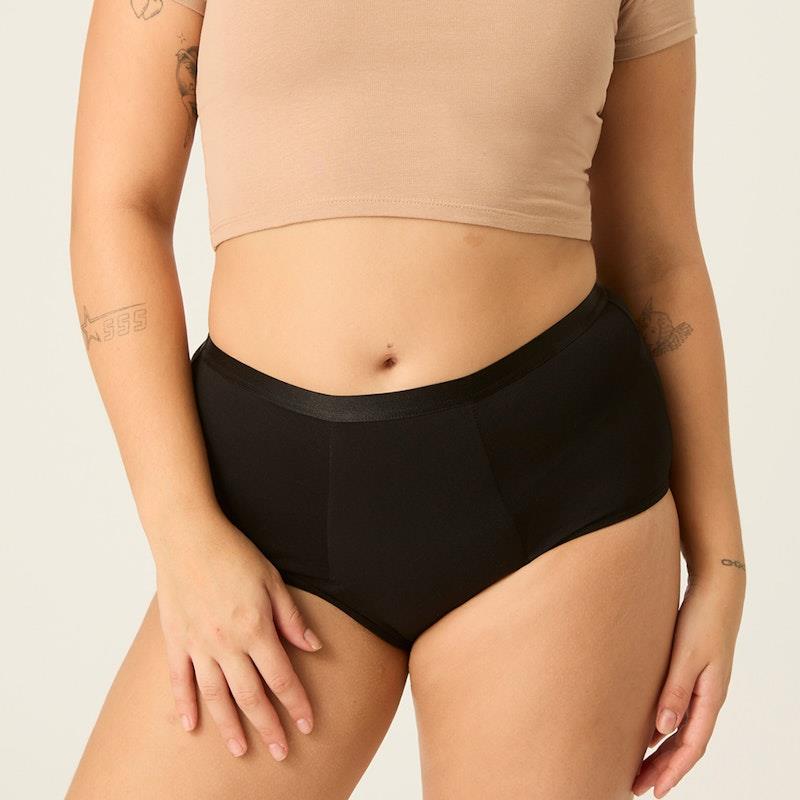 Load image into Gallery viewer, Modibodi Basic Women's Incontinence Brief Black Large
