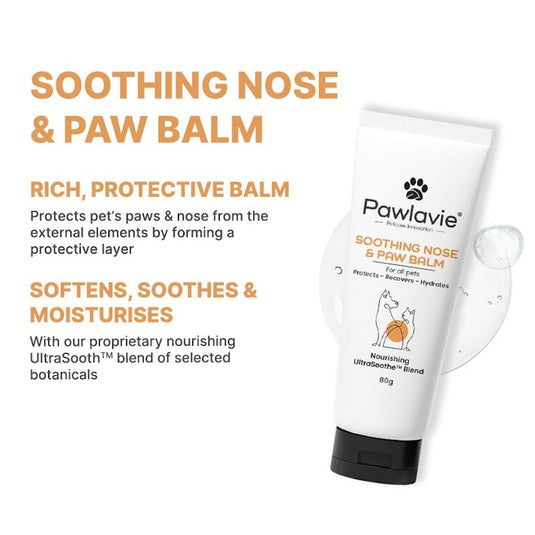 Pawlavie Soothing Nose & Paw Balm - For cats & dogs 80g